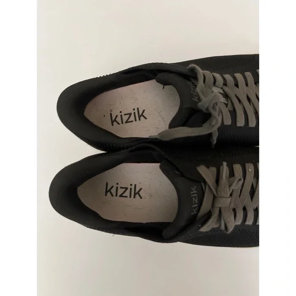 Kizik Irvine Black Knit Men’s Slip On Size 10 - Picture 3 of 6